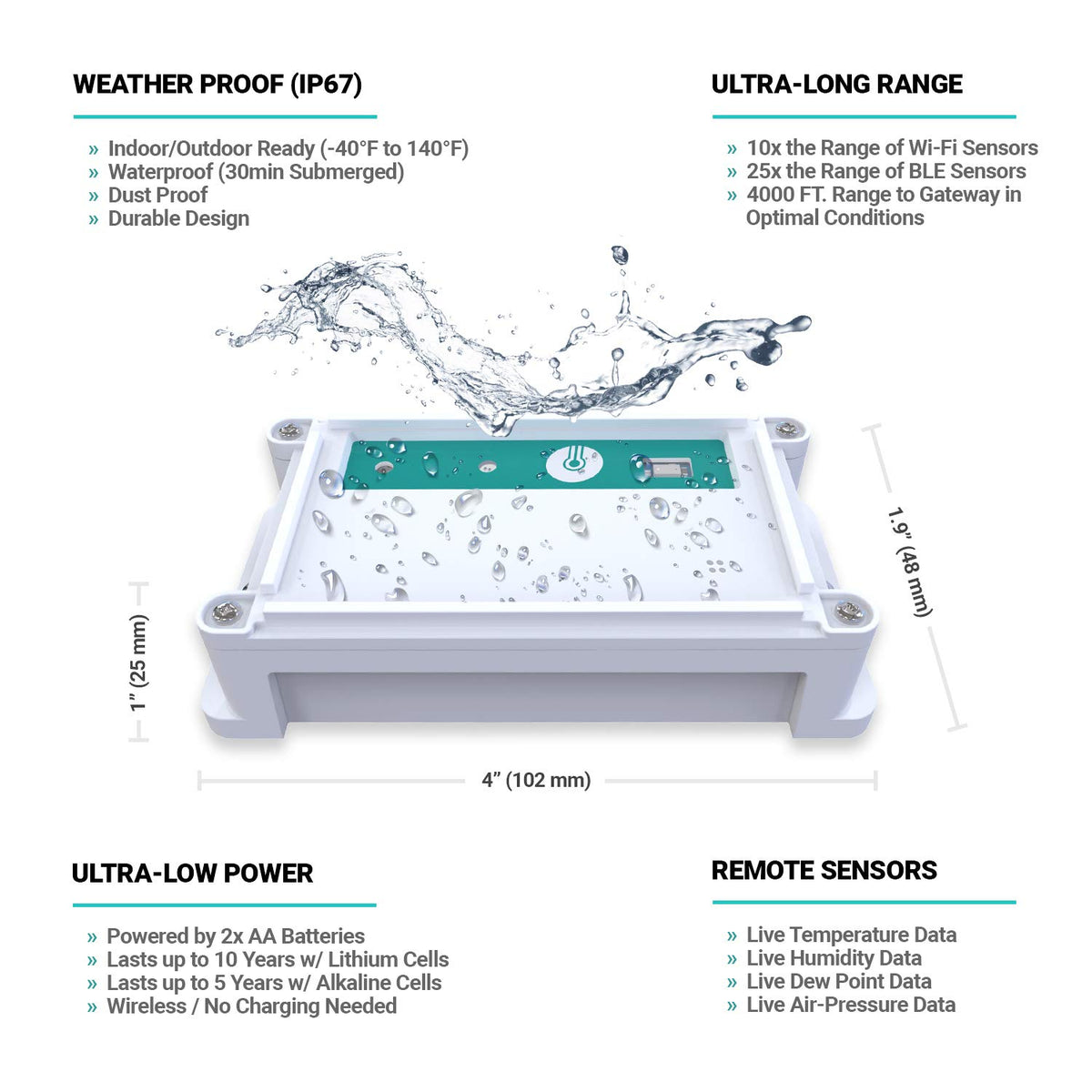 Uei WOT2 - Wireless Outdoor Temperature Probe